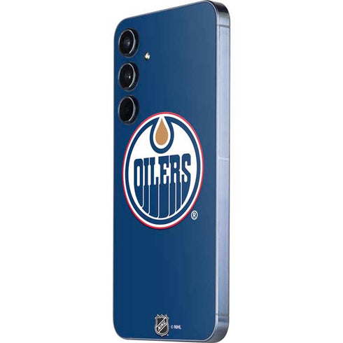 NHL Edmonton Oilers Solid Background Galaxy A55 5G Skin